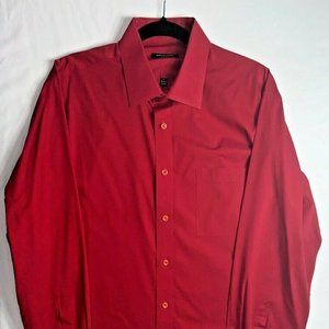 Pierre Cardin Red Men Slim Fit Button Down